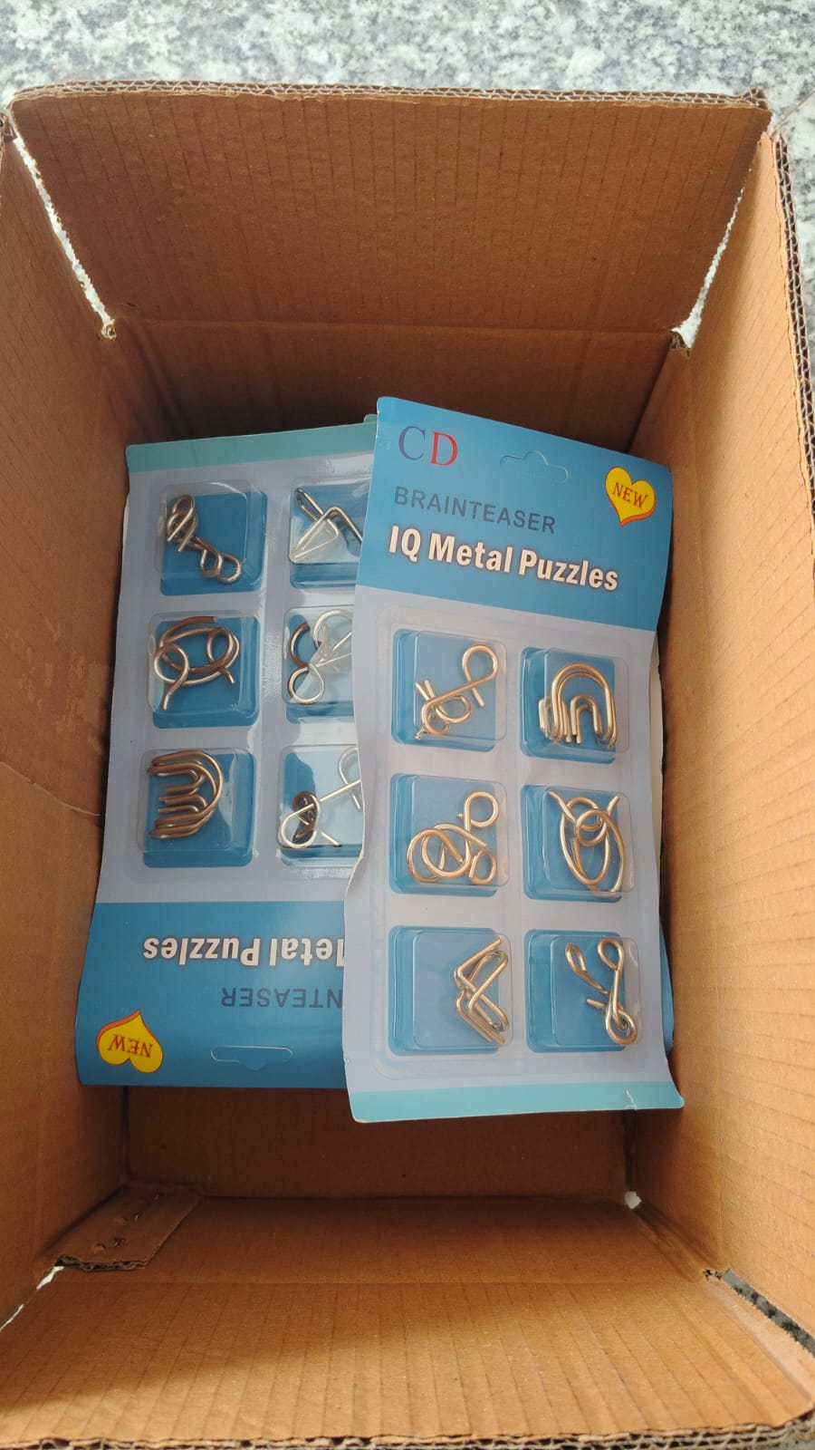 Metal Puzzles Brain Teasers